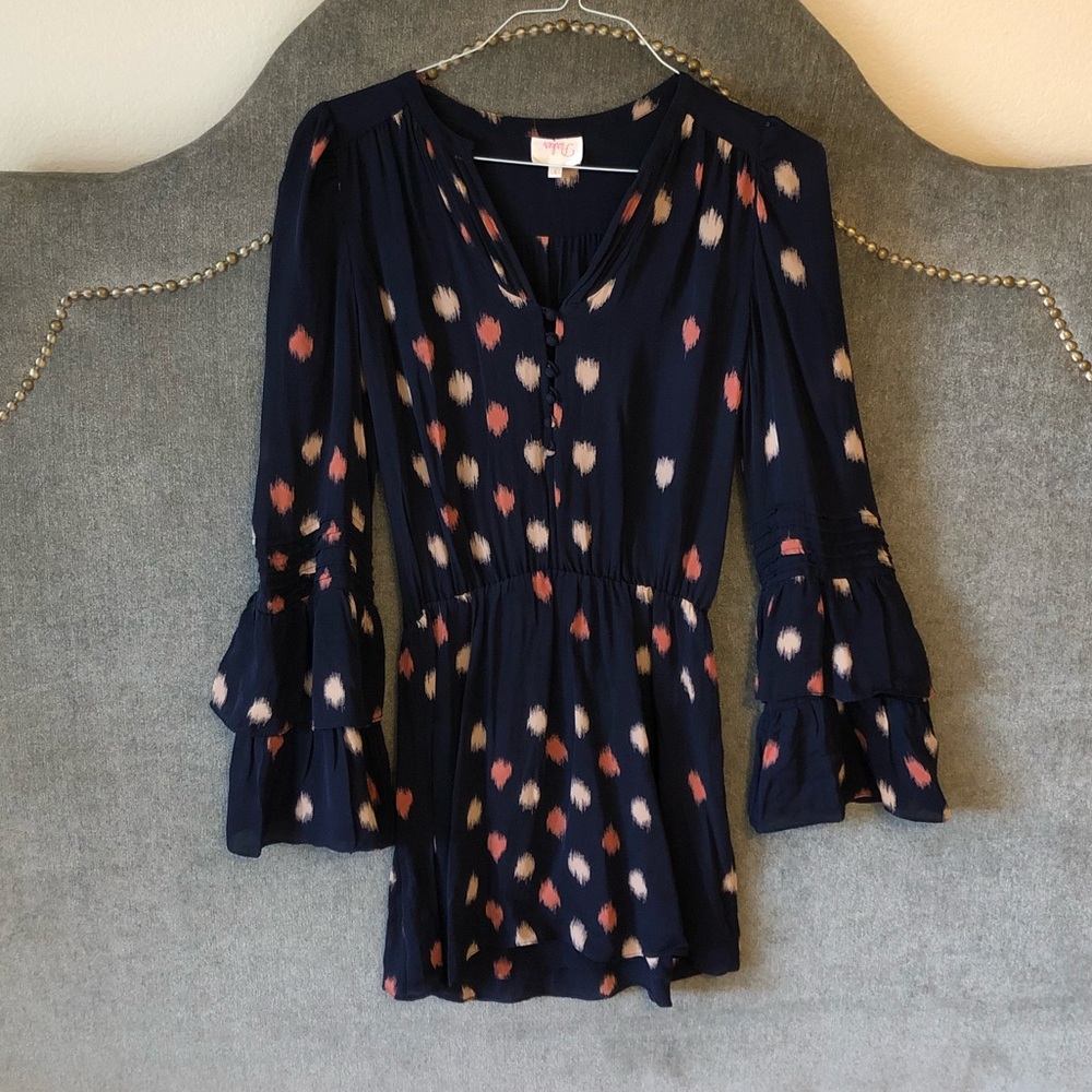 Parker Silk Long-Sleeved Dress